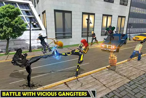 Play Multi Spider Fighter Vs Super Villain Crime Battle