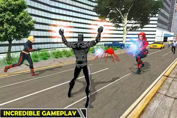 Play Multi Spider Fighter Vs Super Villain Crime Battle