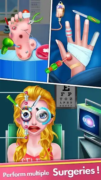 Play Multi Surgery Doctor - Hospital Games as an online game Multi Surgery Doctor - Hospital Games with UptoPlay
