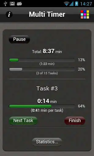 Play Multi Task Timer Lite as an online game Multi Task Timer Lite with UptoPlay