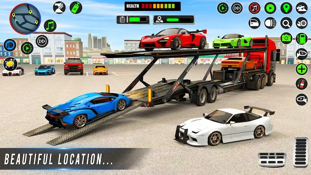 Play Multi Vehicle Transport Truck as an online game Multi Vehicle Transport Truck with UptoPlay