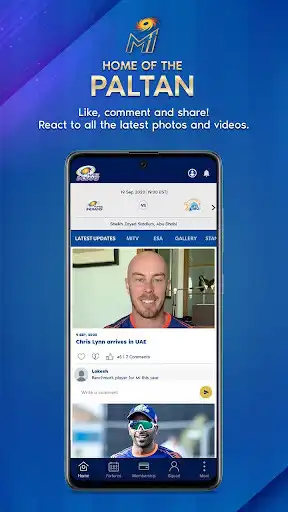 Play Mumbai Indians Official App  and enjoy Mumbai Indians Official App with UptoPlay