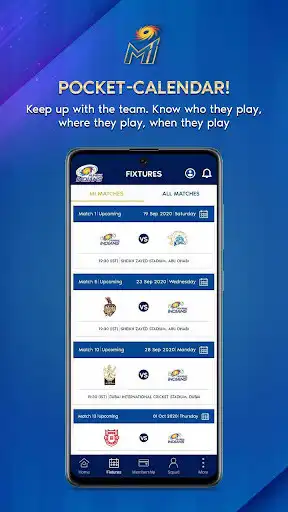 Play Mumbai Indians Official App as an online game Mumbai Indians Official App with UptoPlay