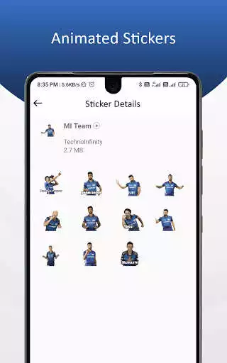 Play Mumbai Indians Stickers for WhatsApp as an online game online Mumbai Indians Stickers for WhatsApp with UptoPlay com.mi.stickers.prod Play Mumbai Indians Stickers for WhatsApp as an online game Mumbai Indians Stickers for WhatsApp with UptoPlay