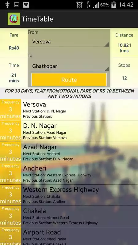 Play Mumbai Metro App