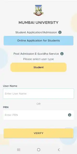 Play MUM e-Suvidha V2 as an online game MUM e-Suvidha V2 with UptoPlay