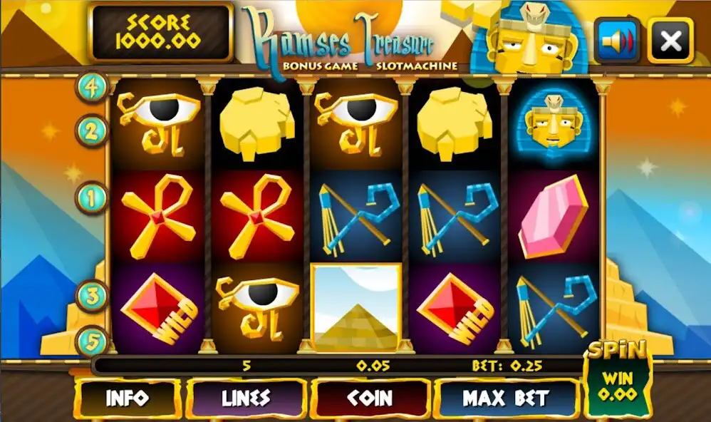 Play Mummies Treasure as an online game Mummies Treasure with UptoPlay