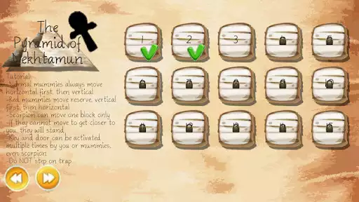 Play Mummy Maze LITE as an online game Mummy Maze LITE with UptoPlay