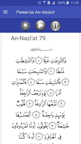 Play Murojaah Sura An-Naziat  and enjoy Murojaah Sura An-Naziat with UptoPlay