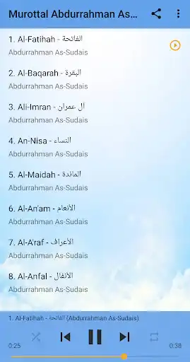 Play Murottal Abdurrahman as-Sudais 30 Juz Full MP3  and enjoy Murottal Abdurrahman as-Sudais 30 Juz Full MP3 with UptoPlay