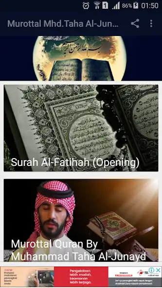 Play Murottal Offline Muhammad Taha Al-Junayd  and enjoy Murottal Offline Muhammad Taha Al-Junayd with UptoPlay