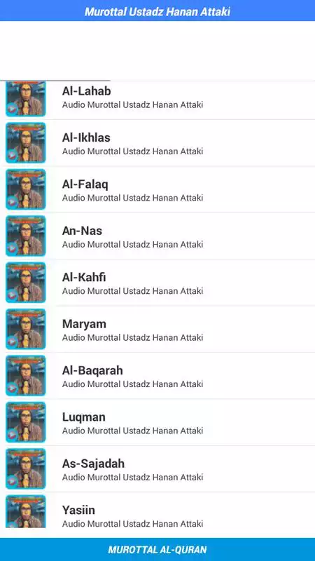 Play Murottal Ustadz Hanan Attaki Full mp3 Lengkap