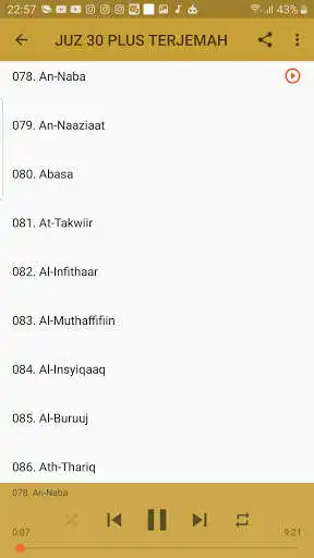 Play MUROTTAL USTADZ HANAN ATTAKI Juz 30  and enjoy MUROTTAL USTADZ HANAN ATTAKI Juz 30 with UptoPlay