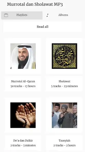 Play Murrotal dan Sholawat MP3  and enjoy Murrotal dan Sholawat MP3 with UptoPlay