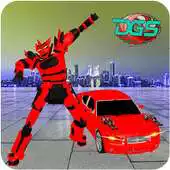 Free play online Muscle Car Robot War:Transforming Robot Super Car APK