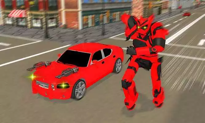Play Muscle Car Robot War:Transforming Robot Super Car