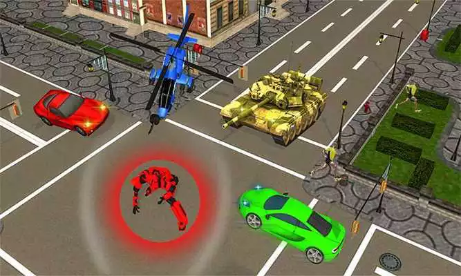 Play Muscle Car Robot War:Transforming Robot Super Car