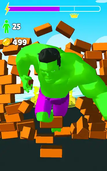Play Muscle Hero: Color Rush Runner  and enjoy Muscle Hero: Color Rush Runner with UptoPlay