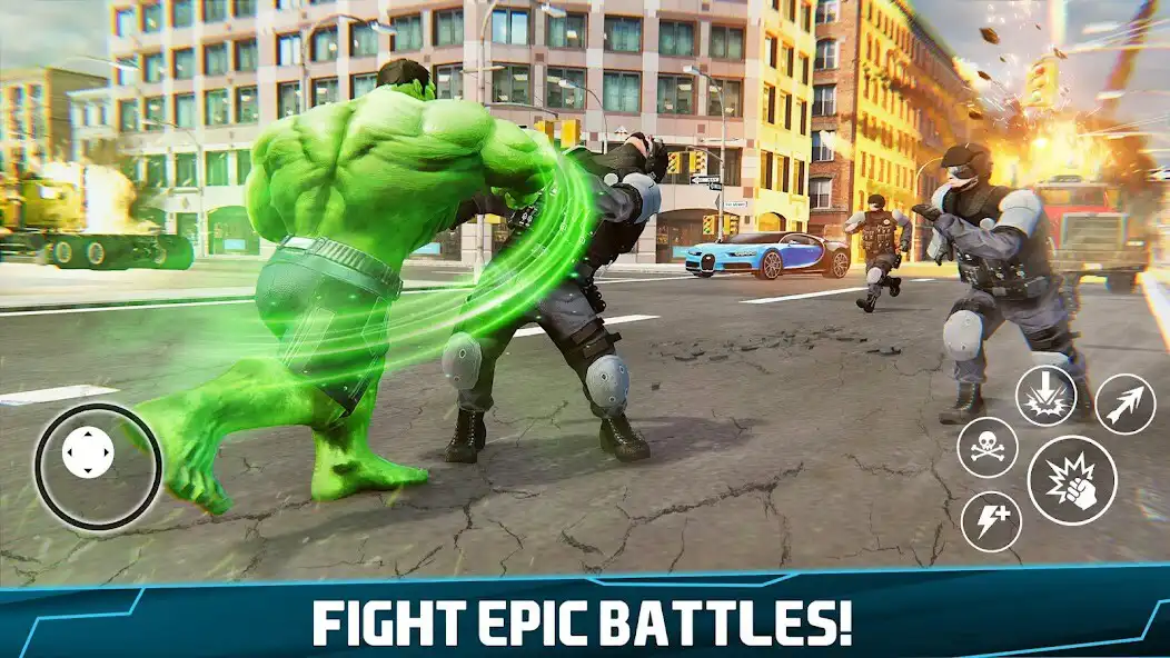 Play Muscle Hero Incredible Monster as an online game Muscle Hero Incredible Monster with UptoPlay