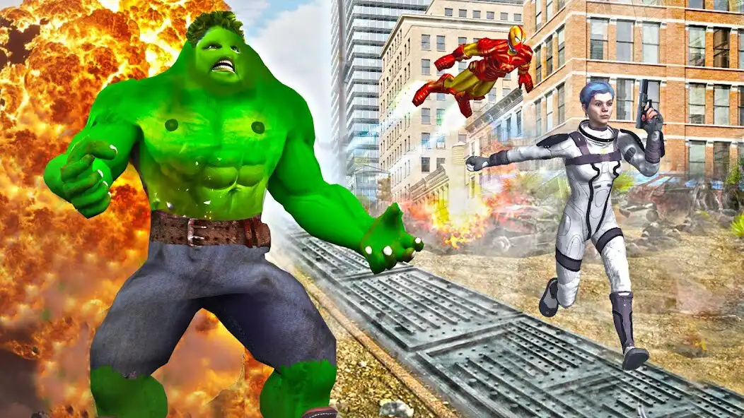 Play Muscle Hero : Superhero Fight  and enjoy Muscle Hero : Superhero Fight with UptoPlay