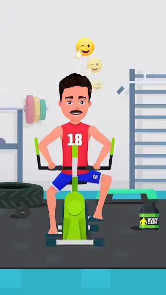 Play Muscle Workout Clicker-GymGame as an online game Muscle Workout Clicker-GymGame with UptoPlay