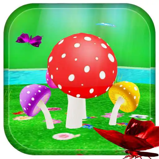 Play Mushroom & Butterfly 3D live wallpaper APK Play Mushroom & Butterfly 3D live wallpaper APK