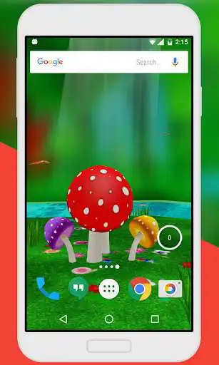 Play Mushroom & Butterfly 3D live wallpaper  and enjoy Mushroom & Butterfly 3D live wallpaper with UptoPlay