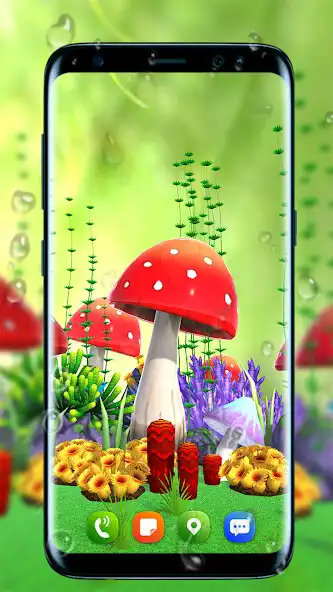 Play Mushroom Live Wallpaper 3D  and enjoy Mushroom Live Wallpaper 3D with UptoPlay