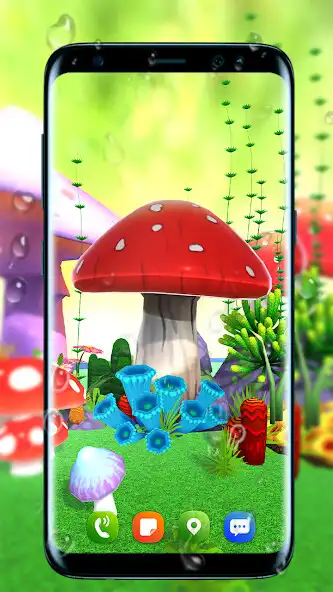 Play Mushroom Live Wallpaper 3D as an online game Mushroom Live Wallpaper 3D with UptoPlay
