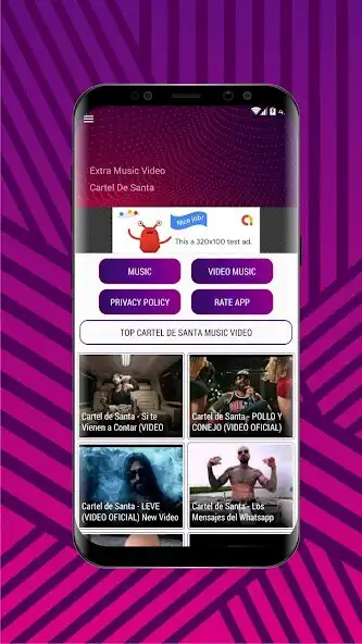 Play Musica de Cartel de Santa Videos  and enjoy Musica de Cartel de Santa Videos with UptoPlay