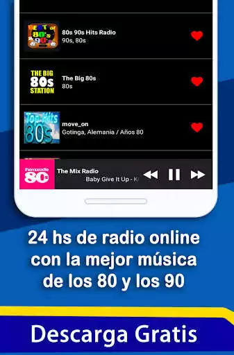 Play Musica de los 80 as an online game Musica de los 80 with UptoPlay