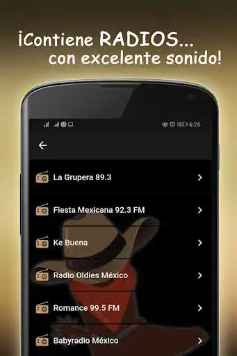 Play Musica Grupera Radio en vivo Mexico as an online game Musica Grupera Radio en vivo Mexico with UptoPlay