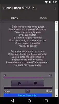 Play Musica  Letra Lucas Lucc0