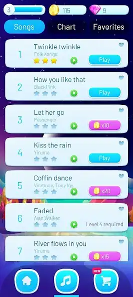 Play Musical Tiles Piano Brick  and enjoy Musical Tiles Piano Brick with UptoPlay