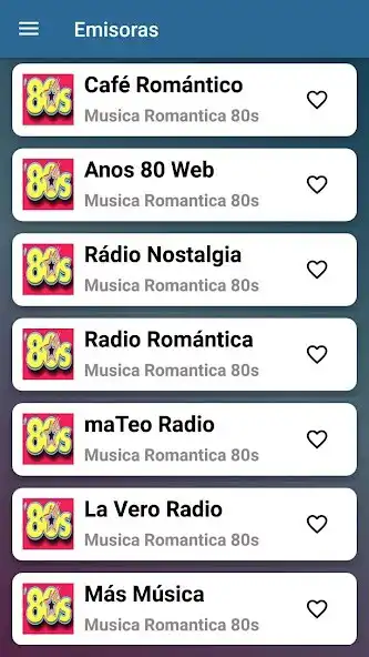 Play Musica Romantica de los 80 as an online game Musica Romantica de los 80 with UptoPlay