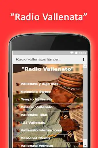 Play APK Musica Vallenata Empelotados  and enjoy Musica Vallenata Empelotados with UptoPlay com.adrianvaldez.radiovallenatosemplotados