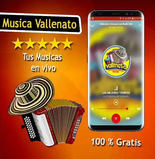 Play Musica Vallenatos as an online game Musica Vallenatos with UptoPlay