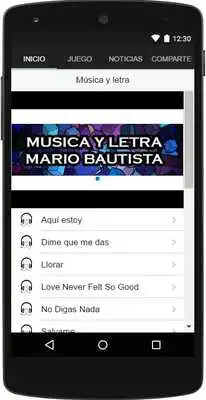Play Musica y letras Mario Bautista