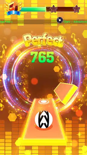 Play Music Ball Run as an online game Music Ball Run with UptoPlay