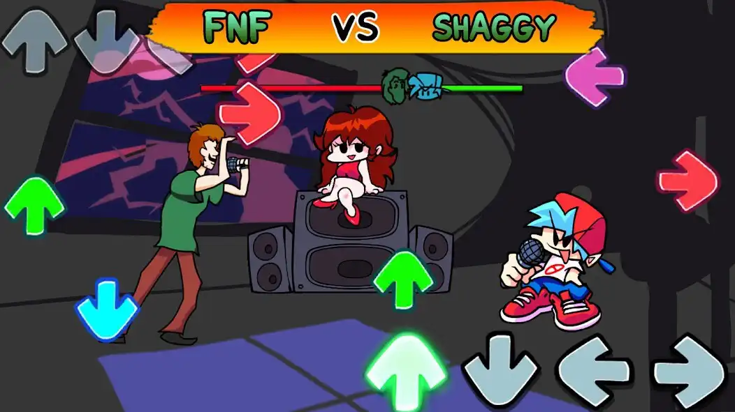 Play Music Battle: FNF Shaggy Mod as an online game Music Battle: FNF Shaggy Mod with UptoPlay