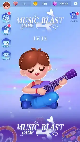 Play Music Blast Game as an online game Music Blast Game with UptoPlay