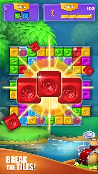Play Music Blast - Match-3 Puzzle as an online game Music Blast - Match-3 Puzzle with UptoPlay