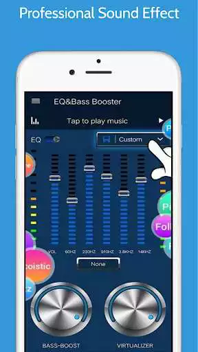 Play Music Booster Equalizer for Android as an online game Music Booster Equalizer for Android with UptoPlay