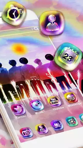 Play Music Boys Band Themes Live Wallpapers as an online game Music Boys Band Themes Live Wallpapers with UptoPlay