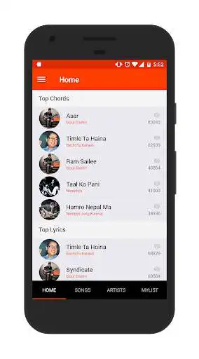 Play Music Cafe Nepal - Nepali Songs, Chords, Lyrics  and enjoy Music Cafe Nepal - Nepali Songs, Chords, Lyrics with UptoPlay