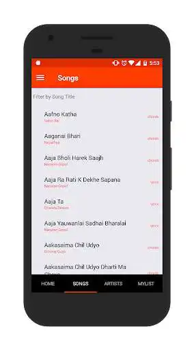 Play Music Cafe Nepal - Nepali Songs, Chords, Lyrics as an online game Music Cafe Nepal - Nepali Songs, Chords, Lyrics with UptoPlay