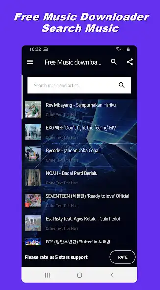 Play Music Downloader-Download Mp3 as an online game Music Downloader-Download Mp3 with UptoPlay