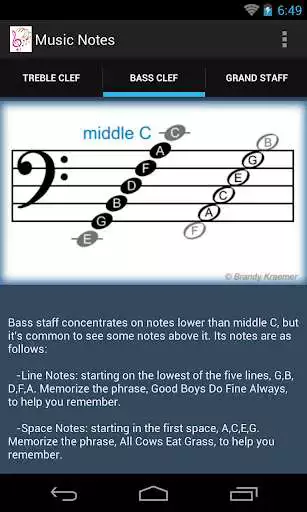 Play Music Notes