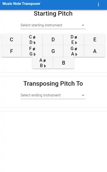 Play Music Note Transposer as an online game Music Note Transposer with UptoPlay