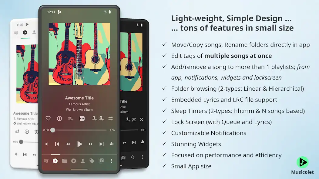 Play Musicolet Music Player  and enjoy Musicolet Music Player with UptoPlay